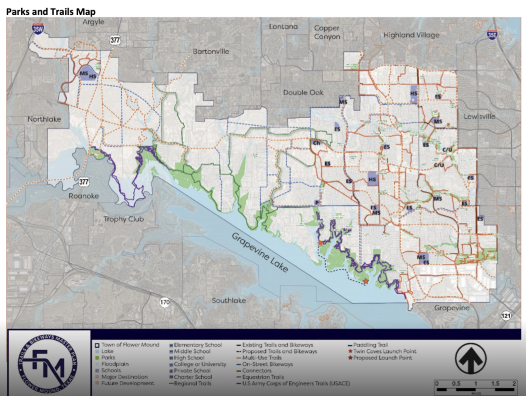  Flower Mound Texas Trail System 